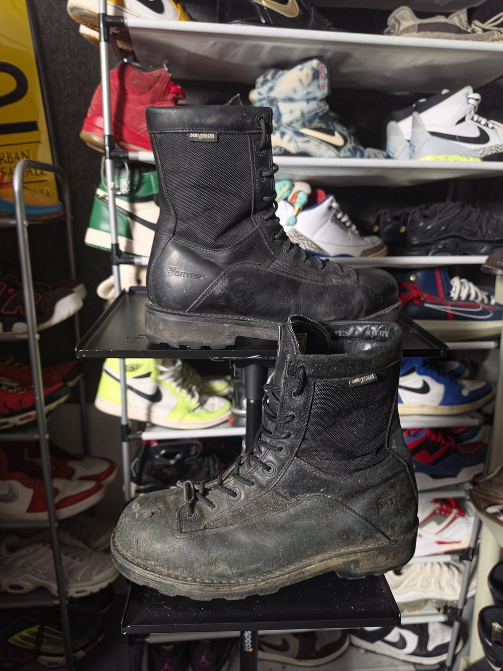 🔥 Bates Men Size 11 Black Tactical Lace-Up Boots Hot!!